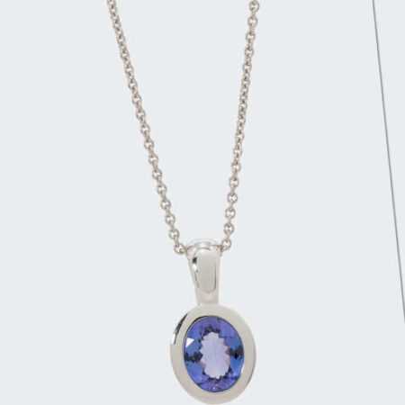 new Collier & Anhänger mit Tansanit ab 1899.00 (1899.00) Euro im Angebot
