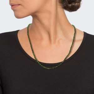 neu Collier mit Chromdiopsid
