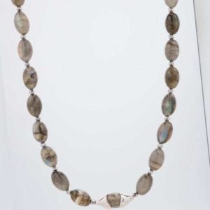 new Collier mit Labradorit und Hämatit ab 188.95 (188.95) Euro im Angebot