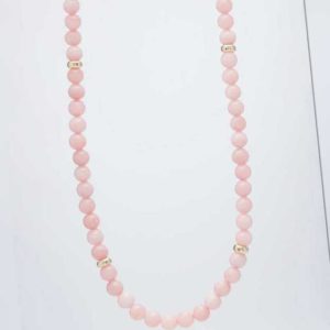 neu Collier mit Pink Opal