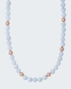 new Collier mit Streifen-Chalcedon ab 89.99 (89.99) Euro im Angebot