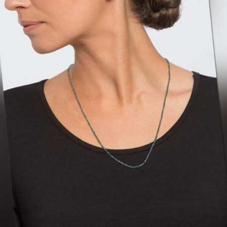new Collier mit blauen Diamanten ca. 18