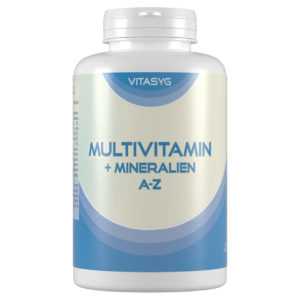 Multivitamine + Mineralien A-Z - 365 Tabletten Jahresvorrat Multivitamin vegan