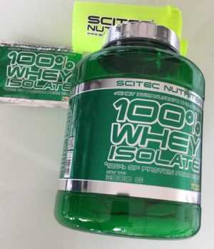 (19,76€/kg)Scitec Nutrition 100% Whey Isolate 2000g Eiweiß Hydrolysat Glutamine