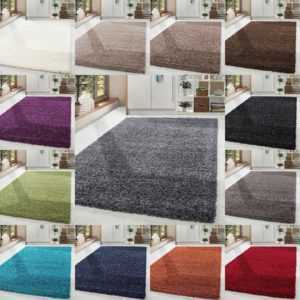 Shaggy Hochflor Teppich Carpet - Farben und Größen Wohnzimmer Neu Top Angebot!