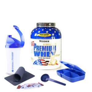 21,67€/kg ++ Weider Premium Whey Protein 2,3kg Dose + BONUS ++