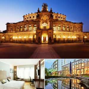 Dresden 4★ Courtyard Marriott Hotel Städtereise 2 Personen Wellness Schwimmbad