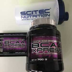 (34,63€/kg)Scitec Nutrition BCAA XPRESS 700g Dose Amino Acid Drink+Shaker+Probe