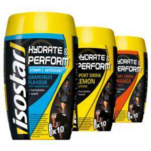 16,60€/kg Isostar Hydrate & Perform isotonisch Elektrolyte (3er Set 3 x 400g)