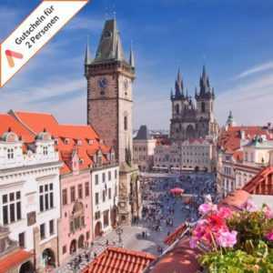 4 bis 5 Tage Prag Kurzreise 2x Wahl Hotels Gutschein 2 Personen mit Frühstück