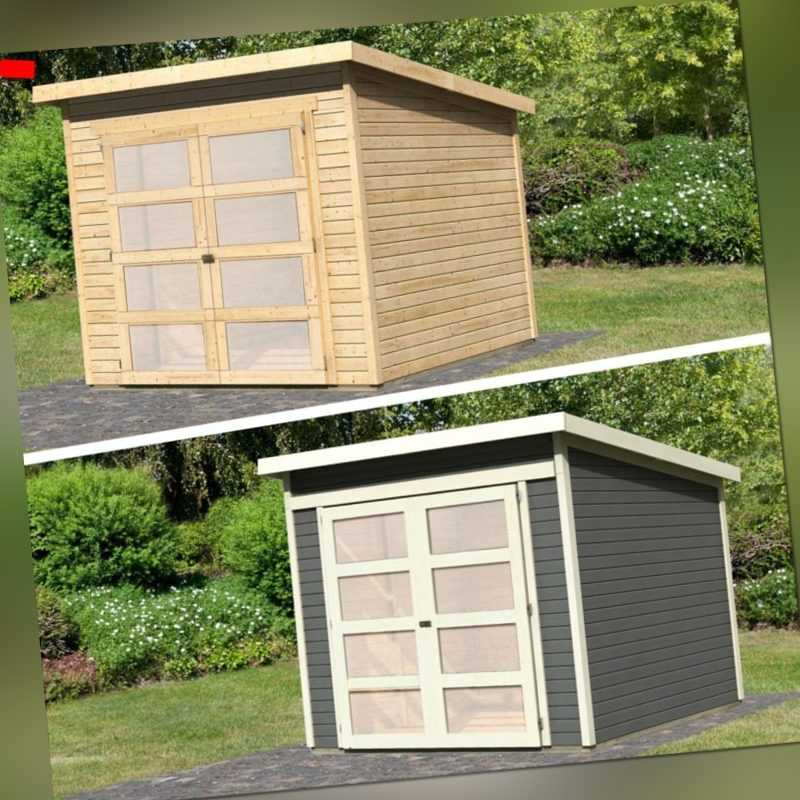Gartenhaus Geratehaus Schuppen Gerateschuppen Holz Hori Herning 19
