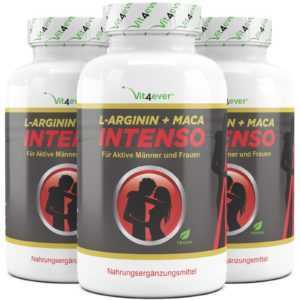 240 - 720 Kapseln (vegan) L-Arginin Maca Intenso Potenz Sex Booster Vit4ever