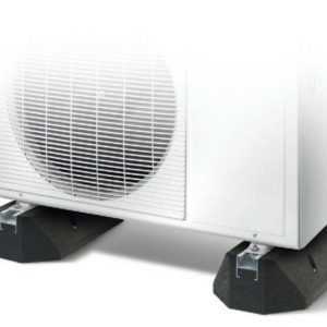 2x Dämpfungssockel Bodenkonsole 600/1000mm Klimaanlage Wärmepumpe AntiVibration
