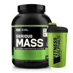 (11,70 EUR/kg) Optimum Nutrition Serious Mass 2727g Weight Gainer + Shaker