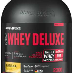 Body Attack Extreme Whey Deluxe 2300g - sehr leckeres Protein 76 Port. Eiweiß