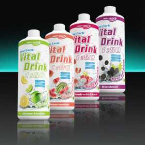 9,74€/L Best Body Nutrition 4 x 1000 ml Vital Drink Getränkesirup Sirup 1:80