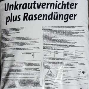 Beckmann UV 10 kg Rasendünger mit Unkrautvernichter Premium NPK