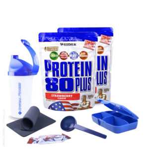 ++ 2 x Weider Protein 80 Plus (2x 500g Beutel Eiweiss + BONUS) ++