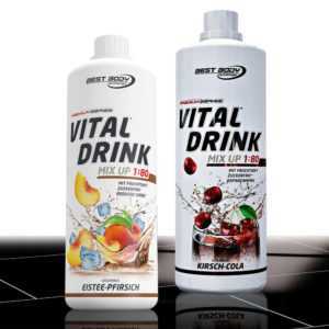 10,00€ /Ltr. Best Body Nutrition Low Carb Vital Drink  2 x 1 Ltr. Getränkesirup