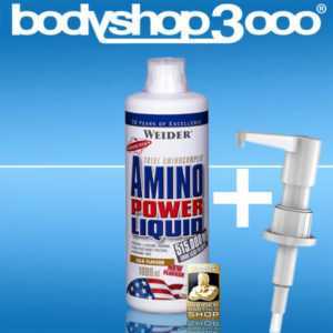Weider Amino Power Liquid  1 L Aminosäure + Dosierpumpe