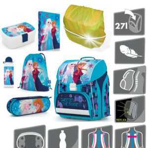 Frozen Anna Elsa Schulranzen Schultasche für Mädchen XL SET 7 TEILIG Tornister