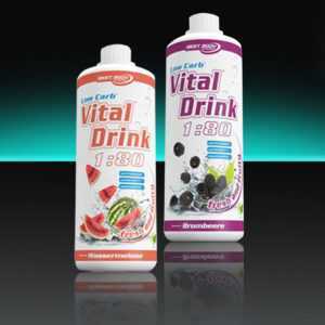10,00€/Ltr. Best Body Low Carb Vital Drink 2 x 1000ml Getränkesirup Sirup vegan