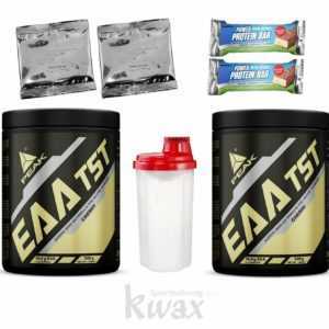 (45,90 Euro/Kg) Doppelpack Peak EAA TST 2 x 500g Shaker, 2 Proben, 2 Riegel