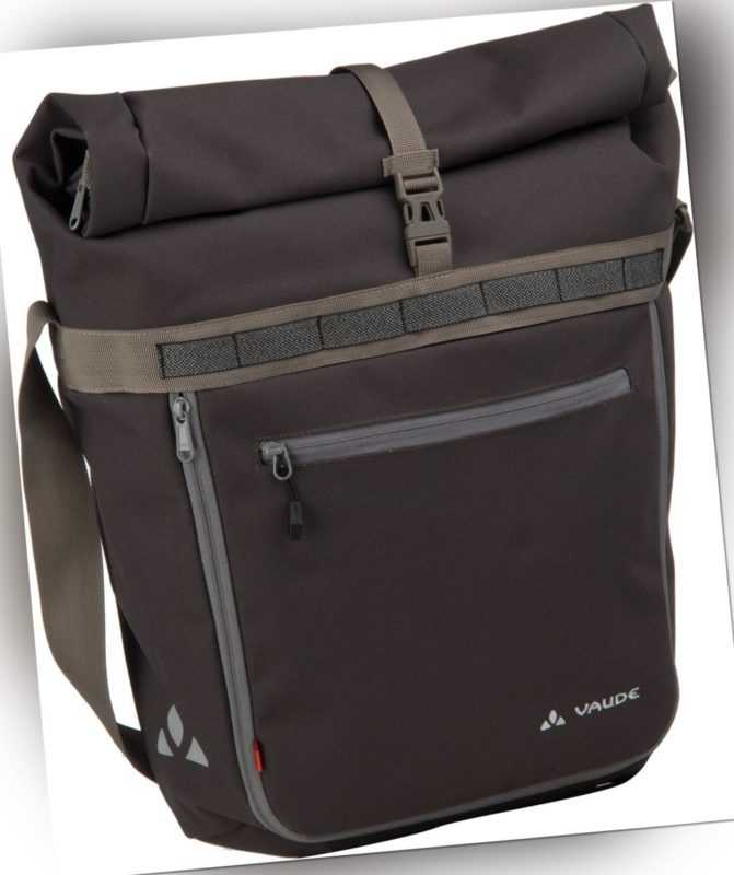 Vaude Fahrradtasche ShopAir Back Phantom Black (38 Liter