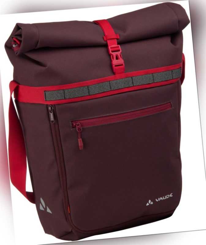 Vaude Fahrradtasche ShopAir Back Raisin (38 Liter