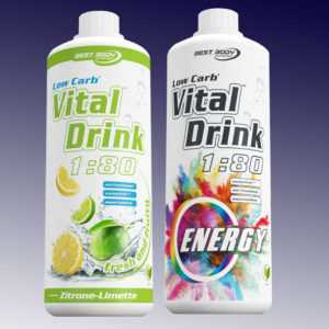 10,00€ /Ltr. Best Body Low Carb Vital Drink  2 x 1 Ltr. Getränkesirup Konzentrat