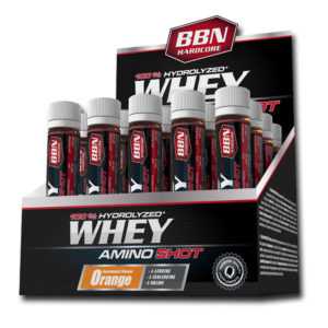(53,50€/Ltr) Best Body Hardcore Whey Amino Shot 20 Ampullen a´25 ml Aminosäuren