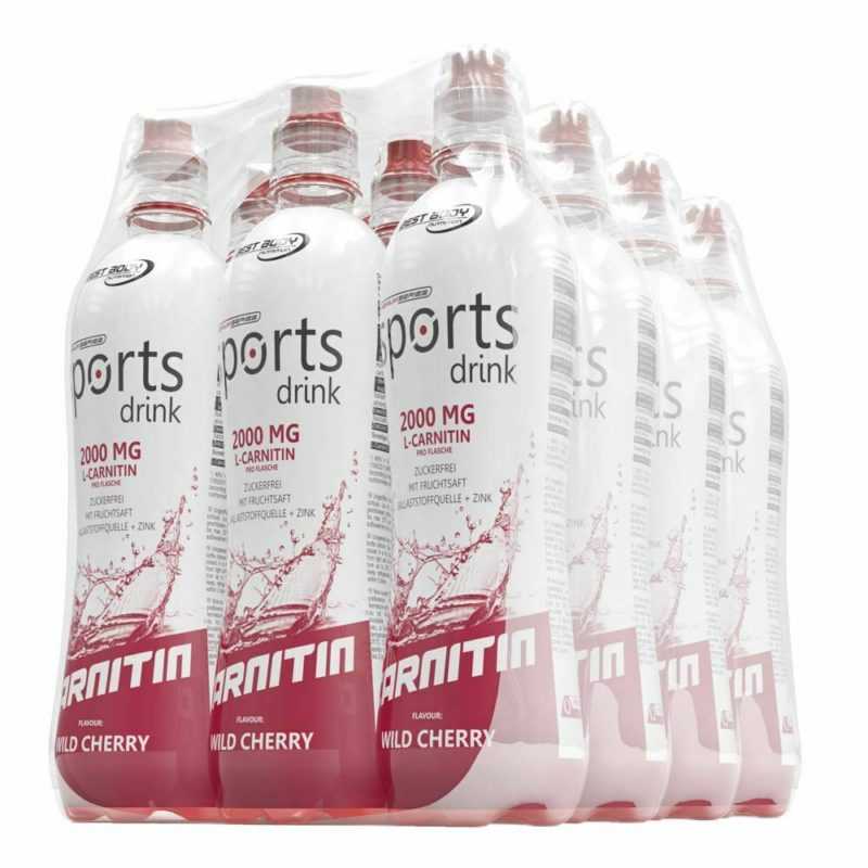 Best Body Nutrition Sports Drink mit L-Carnitin 12 x 500 ml Flasche (2,78EUR/1L)