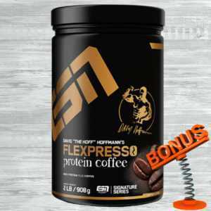 ESN Flexpresso Protein Coffee  908g Dose 30,73 €/kg Eiweiss Koffein + Bonus