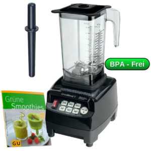 Profi YaYago JTC Omniblend Mixer Smoothie-Maker 1,5 L Blender Crusher schwarz