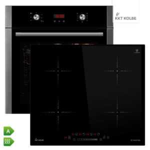 Herd Set autark Induktion Flex Zone 59 cm 60 cm Backofen mit Kochfeld Heißluft