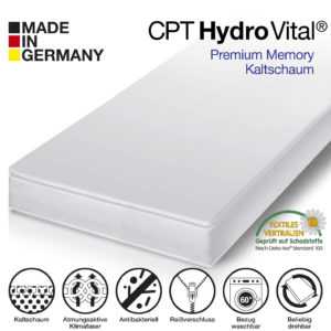 CPT HydroVital 12 Wellness Komfort Plus Kaltschaum Matratze 180x200 H3