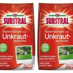 (5,22€/1kg) SUBSTRAL® Rasendünger mit Unkrautvernichter 18 kg Dünger Rasen