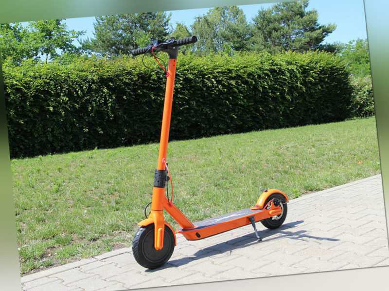 Elektro Scooter Escooter Roller Elektroroller Aluminium E-Scooter 500W orange