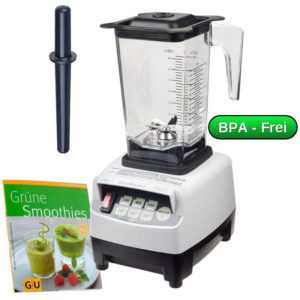 Profi YaYago JTC Omniblend Mixer Smoothie-Maker Weiß 1,5 L  BPA-frei Blender