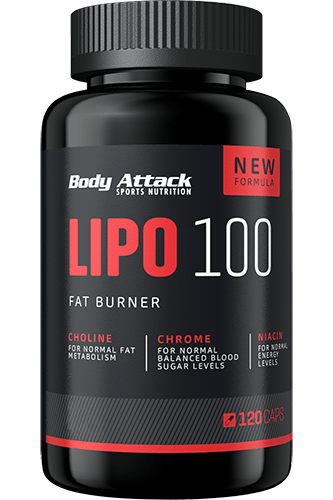 Body Attack LIPO 100 - 120 Caps Fatburner Diät Kapseln