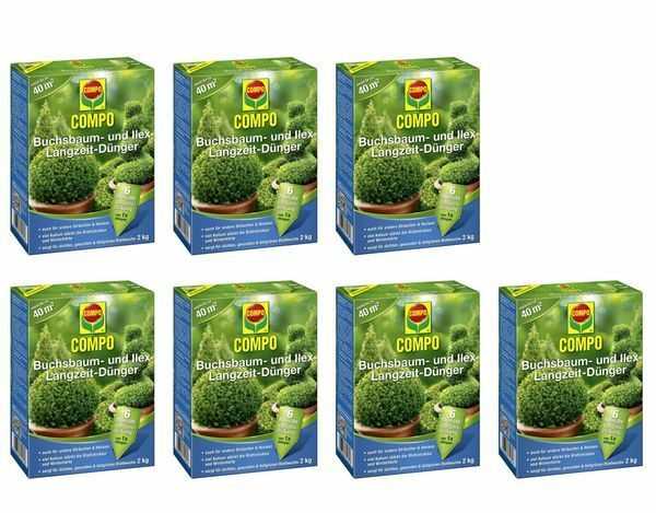 (4,50€/1kg) COMPO Buchsbaum- und Ilex Langzeit-Dünger 14 kg Dünger Hecken