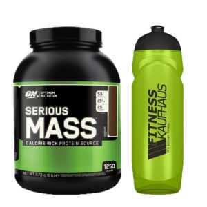 (11,70 EUR/kg) Optimum Nutrition Serious Mass 2727g Weight Gainer + Trinkflasche