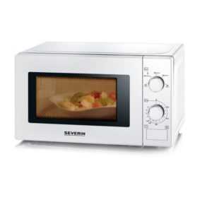 Severin MW7890 Mikrowelle 700 Watt Microwelle 20 Liter weiß Drehteller