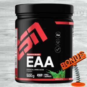 ESN EAA Pulver 500g Dose 57,80 €/kg BCAA Aminosäuren + Bonus
