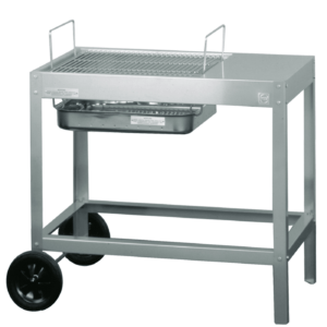 Premium Grill aus Edelstahl HEIBI 43837 Grillwagen UVP 299 € Holzkohlegrill BBQ