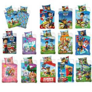 Bettwäsche, Kinderbettwäsche Paw Patrol 135x200 2-teilig Baumwolle NEU!