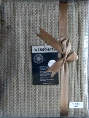 Webschatz-Tagesdecke-Couch Überwurf-100% Baumwolle 3 Größen Braun Gestrickt