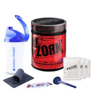 62,29€/kg Ironmaxx ZORN pre Workout Booster mit Krea7 480g Dose  + BONUS