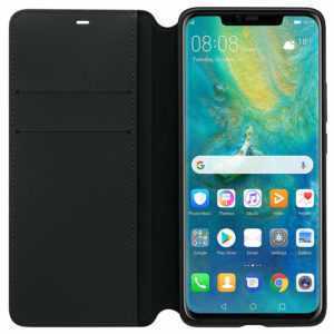 Huawei Original Wallet Cover Mate 20 Pro schwarz Schutzhülle Case