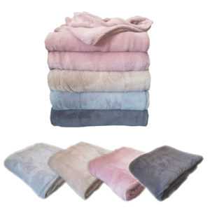 Microfaser Kuscheldecke 220x240 cm flauschig weich aus 100%